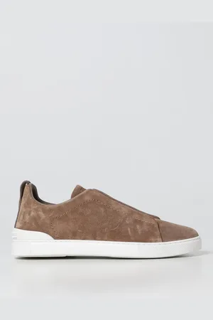 Ermenegildo Zegna Sneakers Triple Stitch in pelle scamosciata
