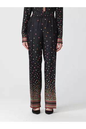 RED Valentino Pantalone in seta stampata