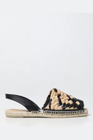 Castaner Espadrillas pomila in pelle e rafia