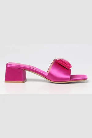 Gianvito Rossi Mules Jaipur in raso con cristallo
