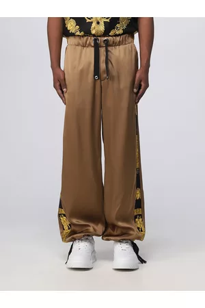 VERSACE Pantalone Maschere Baroque in twill