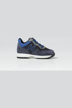 Hogan Sneakers Junior in camoscio e mesh