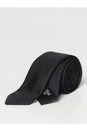 Emporio Armani Uomo Cravatte e accessori - Cravatta in seta con logo jacquard