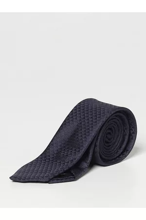 Emporio Armani Uomo Cravatte e accessori - Cravatta in seta con logo jacquard