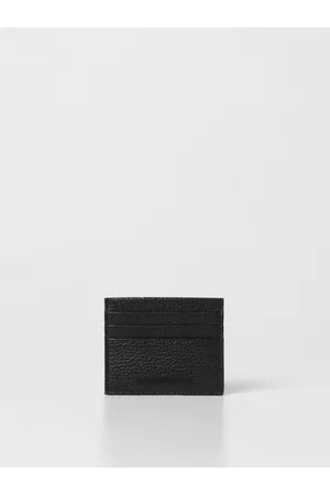 Emporio Armani Uomo Portacarte - Portacarte di credito in pelle a grana