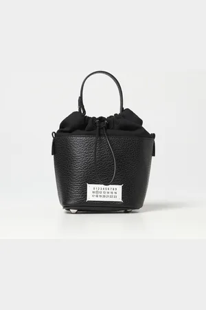 Maison Margiela Borsa 5AC in pelle a grana e canvas