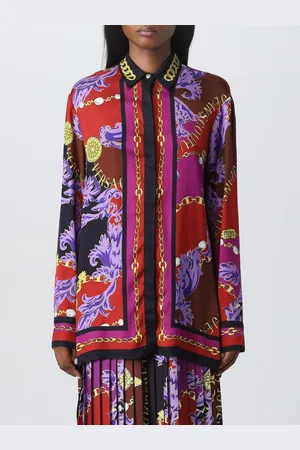 VERSACE Camicia in viscosa stampata