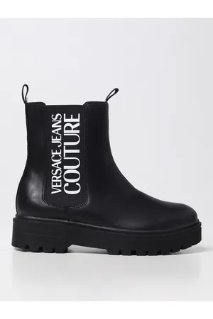 VERSACE Stivaletto in pelle sintetica