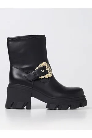 VERSACE Stivaletto in pelle sintetica