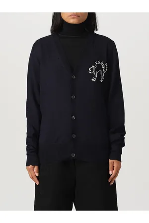 Maison Margiela Cardigan in maglia con ricamo