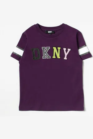 DKNY T-shirt con logo multicolor