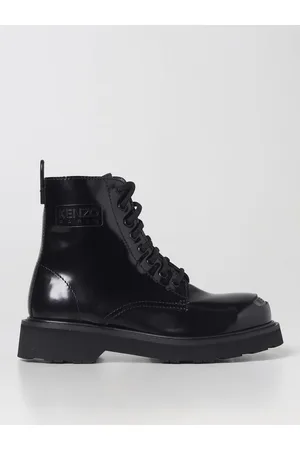 Kenzo Stivaletto Smile in pelle spazzolata