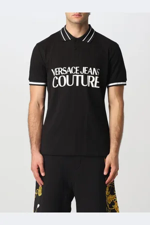 VERSACE Polo in cotone con logo