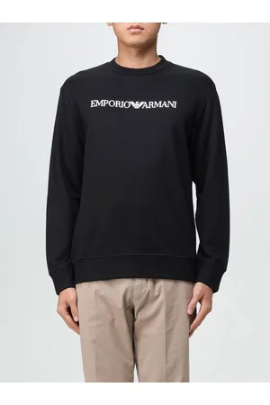 Emporio Armani Felpa in jersey con stampa logo