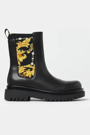 VERSACE Stivaletto Baroque in pelle sintetica