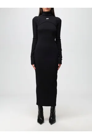 OFF-WHITE Abito in cotone stretch