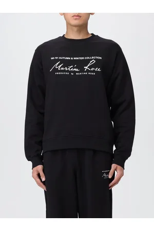 MARTINE ROSE Felpa in jersey con stampa logo