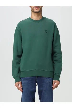 Maison Kitsuné Felpa in jersey con patch