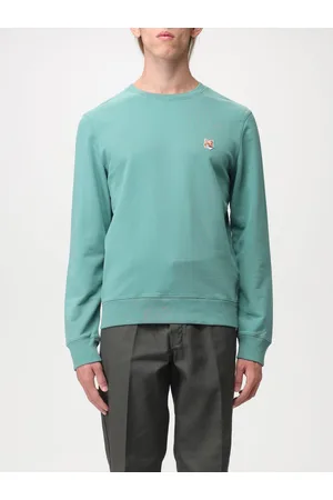 Maison Kitsuné Felpa in jersey con patch