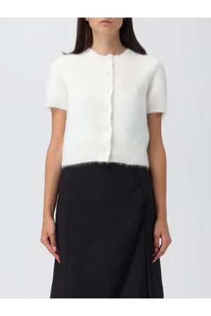 Maison Margiela Cardigan cropped in misto Angora