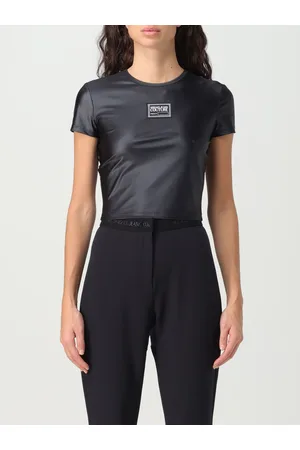 VERSACE T-shirt in tessuto stretch