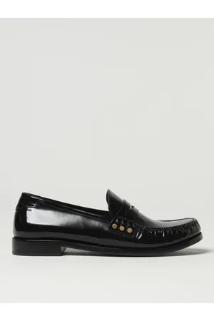 Saint Laurent Mocassini in pelle spazzolata