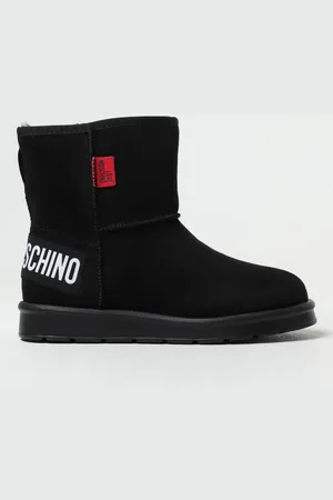Moschino Stivaletto in pelle sintetica scamosciata