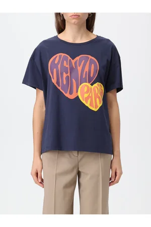 Kenzo T-shirt in cotone con stampa Heart