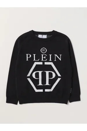 Philipp Plein Maglia a girocollo in cotone con logo