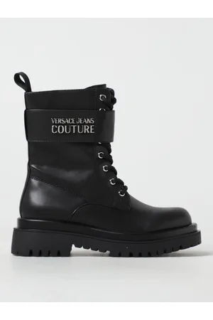 VERSACE Stivaletto in pelle sintetica