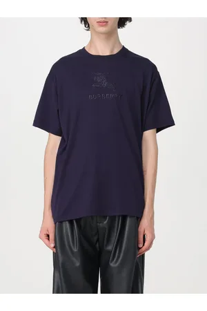 Burberry T-shirt in cotone con ricamo