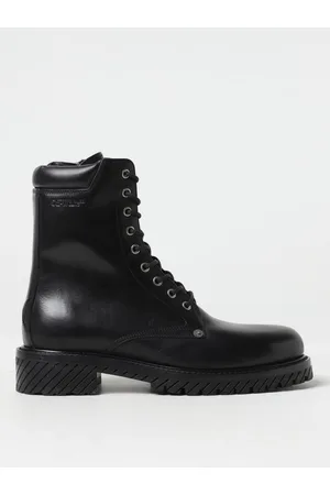 OFF-WHITE Stivaletto in pelle con lacci