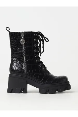 VERSACE Stivaletto in pelle sintetica