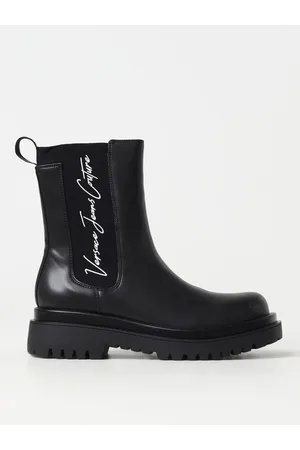 VERSACE Stivaletto in pelle sintetica