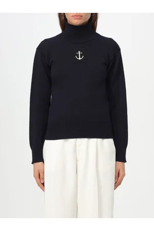 Jil Sander Maglia in lana con patch ancora