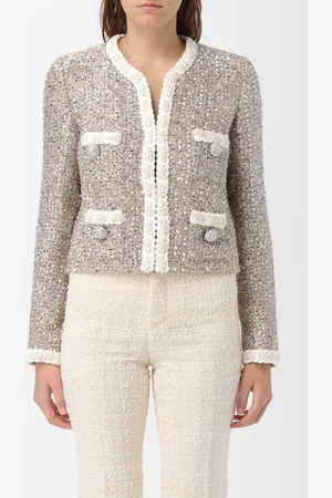 Giambattista Valli Cardigan in tweed lurex