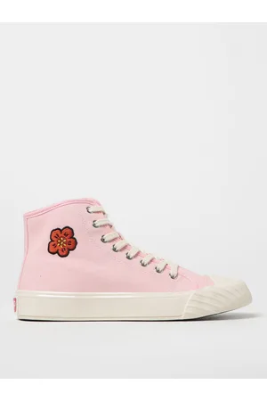 Kenzo Sneakers school in canvas con ricamo