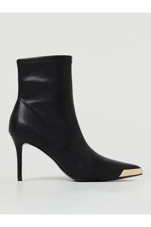 VERSACE Stivaletto in pelle sintetica liscia