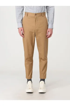 Maison Kitsuné Pantalone in gabardine di cotone