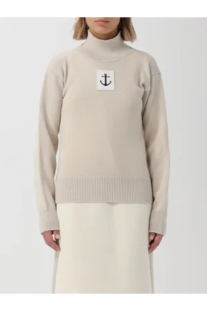 Jil Sander Maglia in lana con patch ancora
