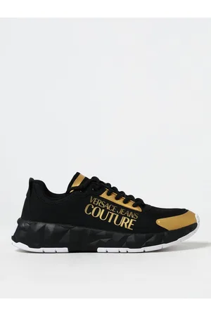 VERSACE Sneakers in pelle sintetica gommata e mesh
