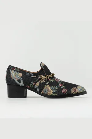 Vivienne Westwood Pump Winston in cotone con motivo floreale jacquard
