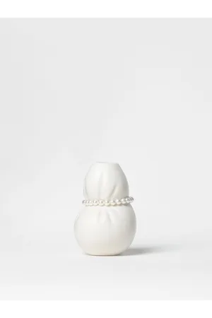 COMPLETEDWORKS Vaso Squeezed in ceramica con perle sintetiche