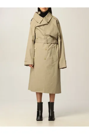 Balenciaga Trench asimmetrico in gabardine