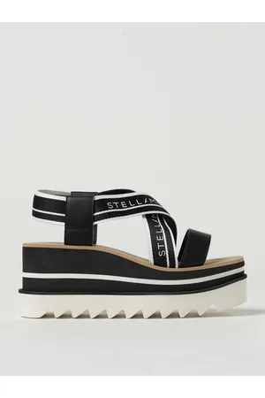 Stella McCartney Sandalo Sneak Elyse in pelle vegana e tessuto