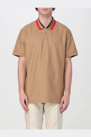 Burberry Polo in cotone piquet con logo