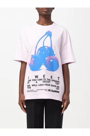 Jil Sander T-shirt in cotone con stampa
