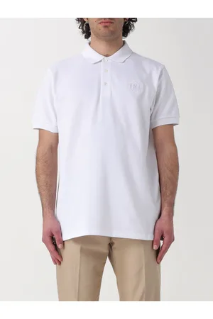 Bally Polo in piquet di cotone con logo ricamato