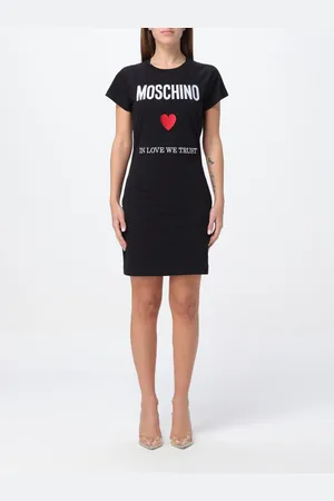 Moschino Abito modello T-shirt con ricamo