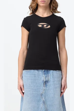 Diesel T-shirt Oval D in cotone stretch